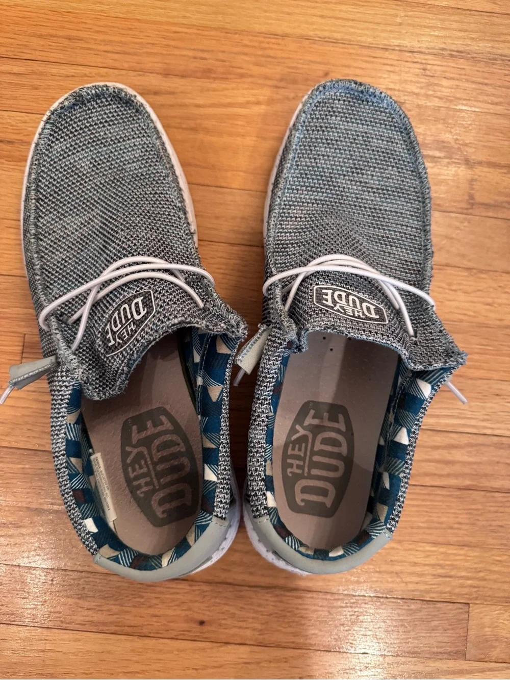 Hey Dude Wally Sox ice grey 12